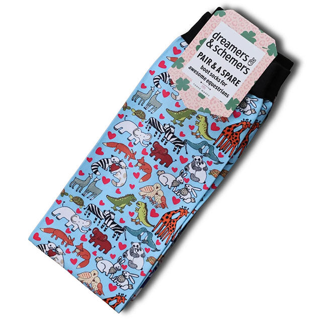 Dreamers & Schemers Kids' Boot Socks - Pair and a Spare - Love Ya Always image number null