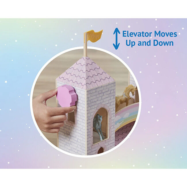 Breyer Unicorn Magic Castle Deluxe Wood Castle Playset image number null