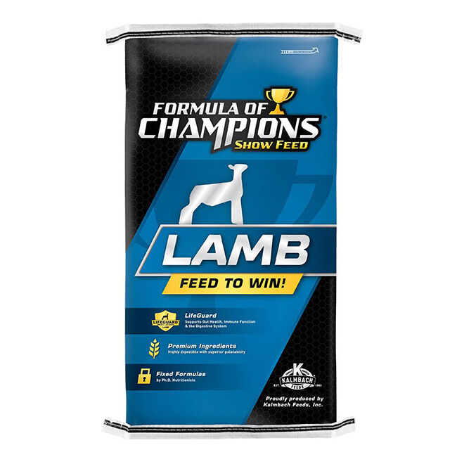 Kalmbach Feeds Formula of Champions Show Star Lamb Feed - 50 lb image number null