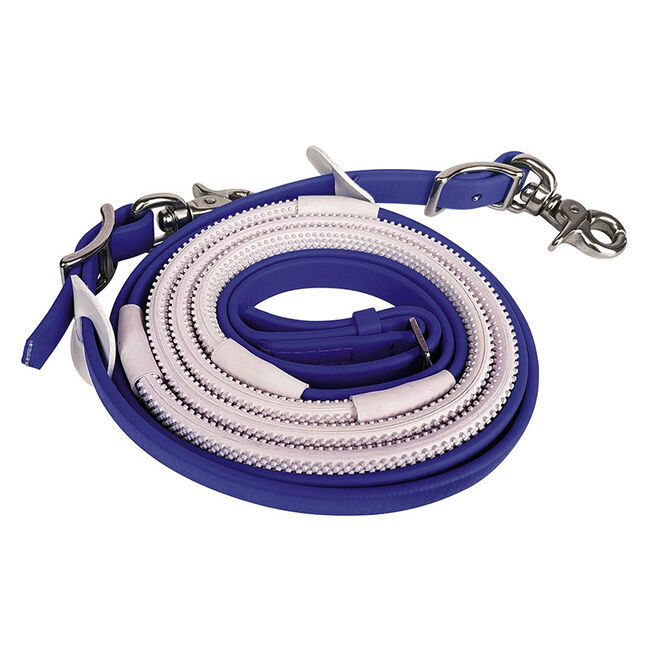 Zilco Ultra Endurance Reins, Royal/White image number null