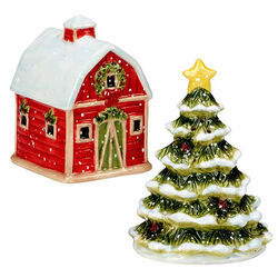 GT Reid Snowy Farm Salt and Pepper Set