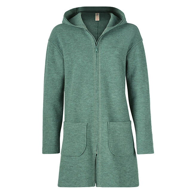 Engel Women's 100% Wool Coat - Jade Melange image number null