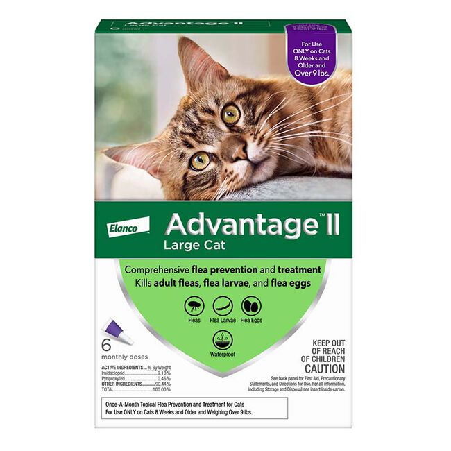 Advantage II Flea & Tick Topical for Cats image number null