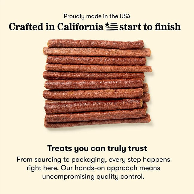 Plato Air-Dried Meat Sticks for Dogs - Lamb Recipe - 18 oz image number null