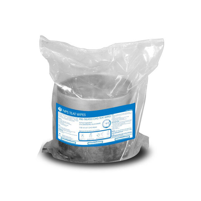 NPS Pre-Moistened CHG Teat Wipe Refill  image number null