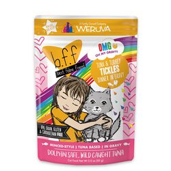 Weruva BFF OMG Cat Food - Tickles Tuna & Turkey Dinner in Gravy - 3 oz