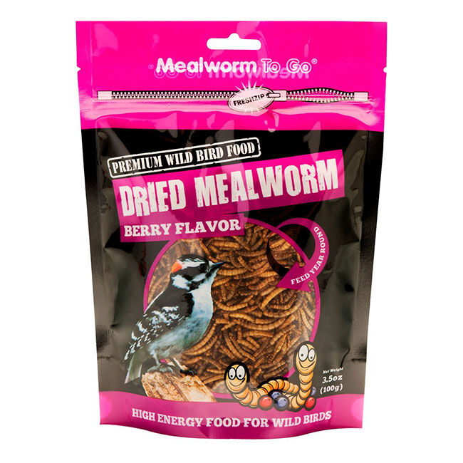 Mealworm To Go Dried Mealworms & Berries  image number null