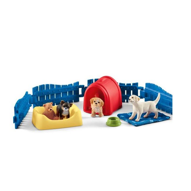 Schleich Puppy Pen The Cheshire Horse