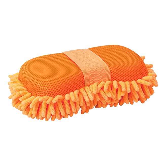 Weaver Sponge with Microfiber Fingers - Orange image number null