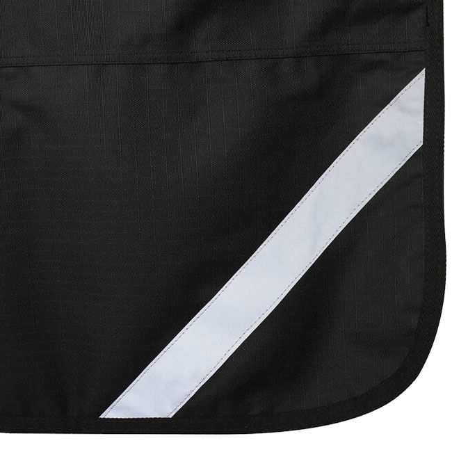 Horze Quebec 1200D Turnout Rug - Caviar Black - Closeout image number null