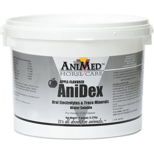 AniMed AniDex Equine Electrolytes - Apple Flavor image number null