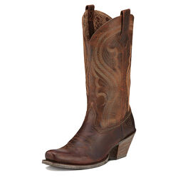 Ariat Women's Lively Western Boot - Sassy Brown