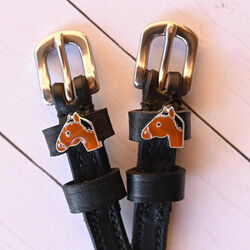 Dreamers & Schemers Spur Straps - Bay Horse