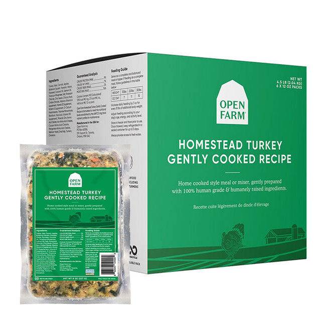 Open Farm Gently Cooked Dog Food - Homestead Turkey image number null