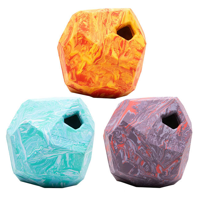 Ruffwear Gnawt-A-Rock Rubber Fetch & Puzzle Toy image number null