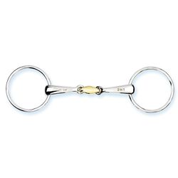 Stubben Steeltec Loose Ring Snaffle with Copper Link