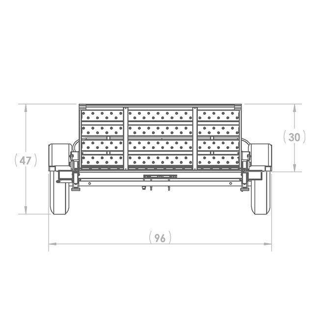 Karavan 6' x 12' Steel Floor Utility Trailer image number null