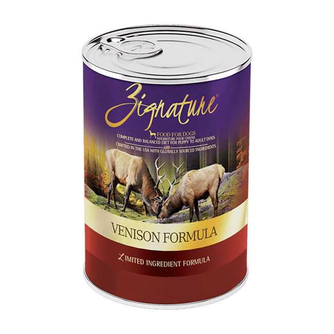 Zignature Dog Food - Venison Formula - 13 oz image number null