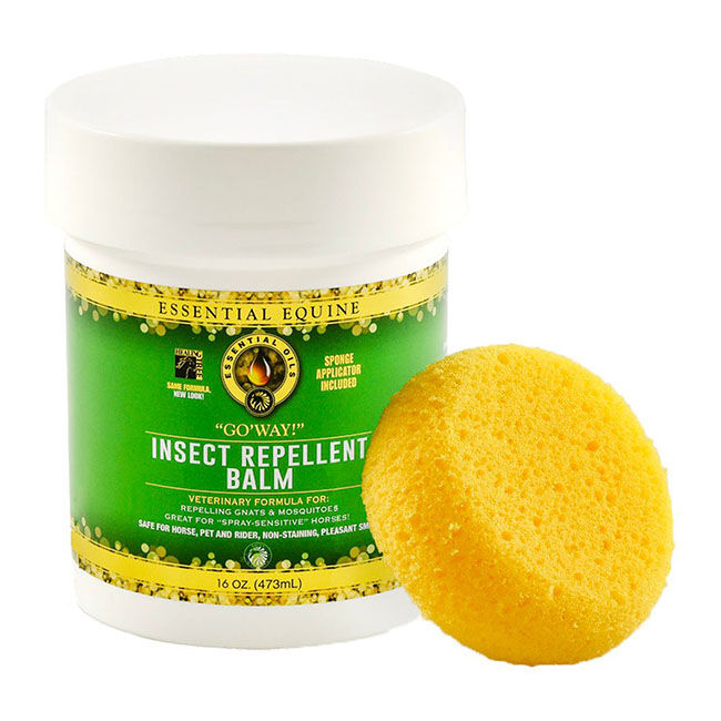 Essential Equine Go'Way! Insect Repellent Balm with Sponge - 16 oz image number null