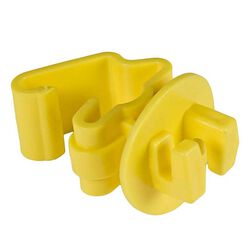 Zareba Economy T-Post Wrap-Around Insulator - Yellow - 25-Pack