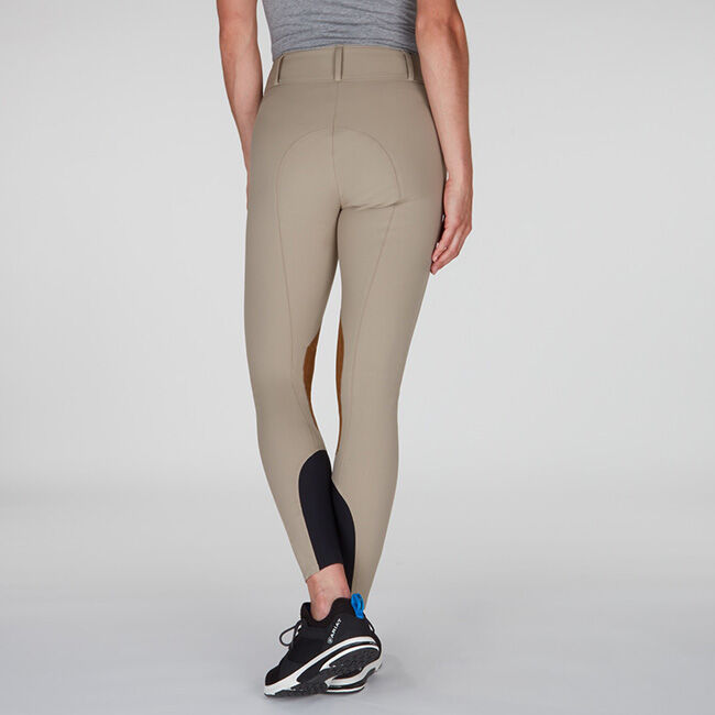 Tailored Sportsman Women's Mid Rise Front Zip Boot Sock Breech - Tan image number null