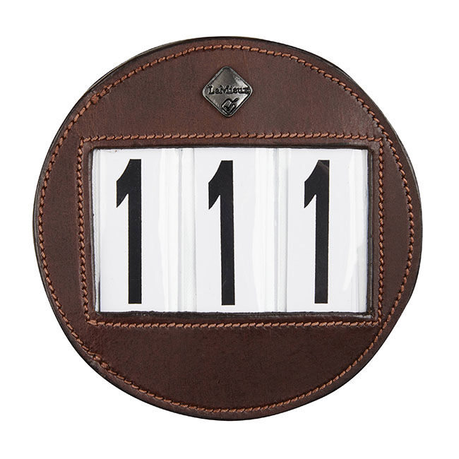 LeMieux Leather Bridle Number Holder image number null