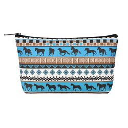 AWST International Cosmetic Pouch - Tribal Horses