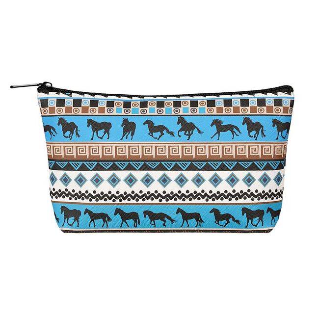 AWST International Cosmetic Pouch - Tribal Horses image number null