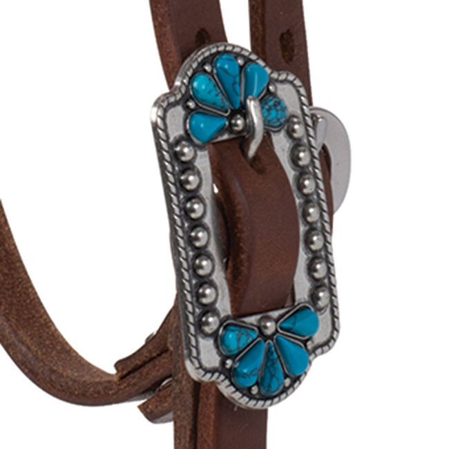 Weaver Equine ProTack Browband Headstall with Designer Hardware image number null