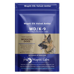 Wapiti Labs WD/K9 Supplement for Dogs with Elk Velvet Antler