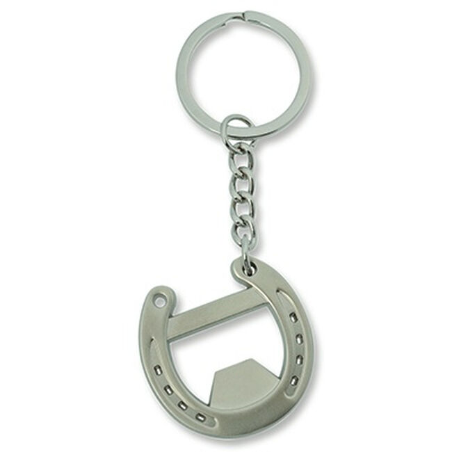 Kelley Equestrian Horseshoe Bottle Opener Keychain image number null