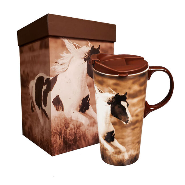 GT Reid Peaceful Pinto Travel Mug with Gift Box image number null