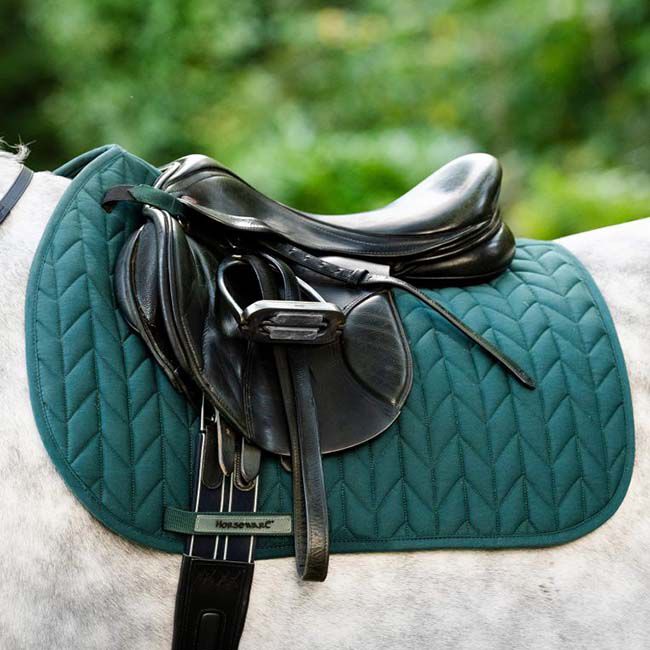 Horseware Close Contact Saddle Pad - Dynasty Green image number null
