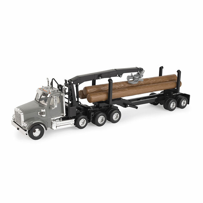 TOMY 1/32 Freightliner 122SD Logging Truck Toy image number null
