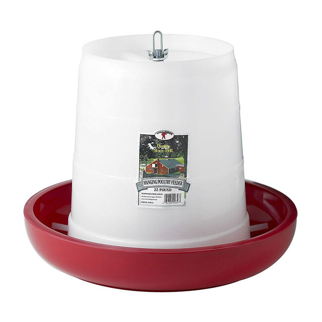 Little Giant 22 Pound Plastic Hanging Poultry Feeder  image number null