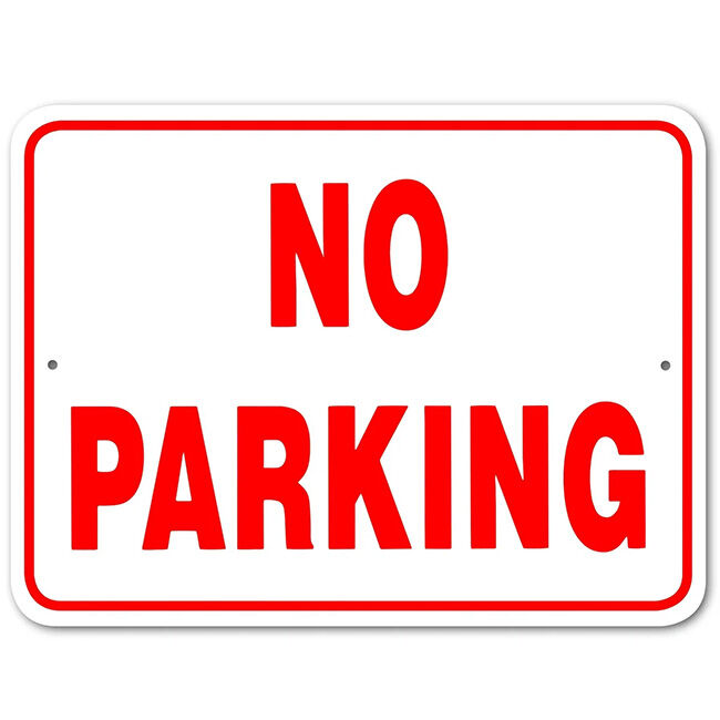 Noble Beasts Graphics Sign - No Parking image number null