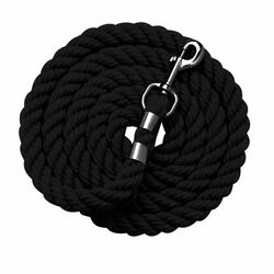 Perri's Solid Cotton Lead With Snap End