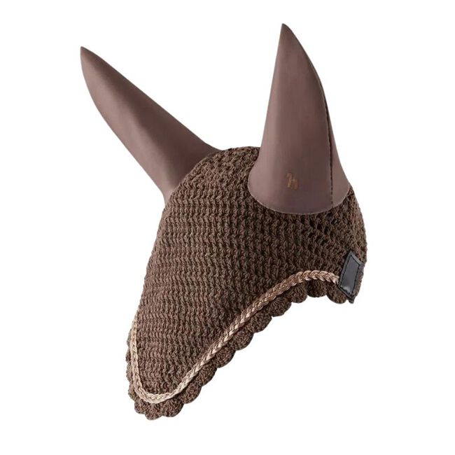 Horze Glarus Ear Net with Braided Piping - Closeout image number null