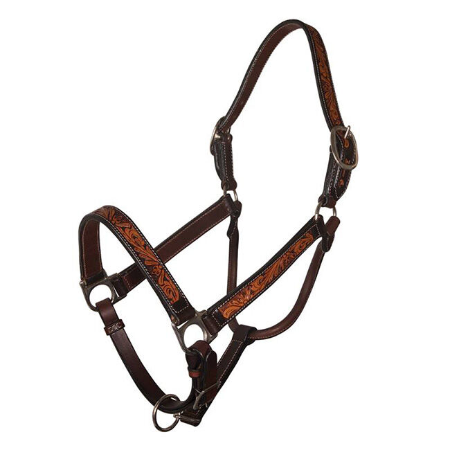 Professional's Choice Black Floral Roughout Halter image number null