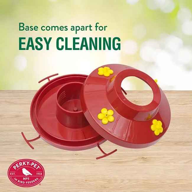 Perky-Pet Pinch-Waist Glass Hummingbird Feeder image number null