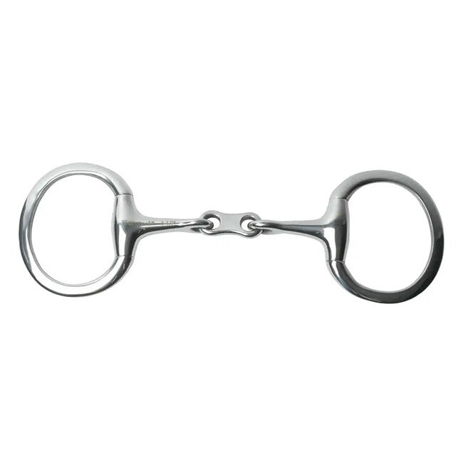 Korsteel Stainless Steel French Link Eggbutt Snaffle Bit image number null