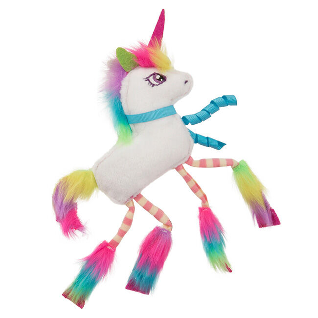 SmartyKat Dazzle Unicorn Plush Crinkle Catnip Toy image number null
