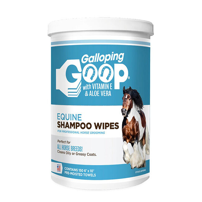 Galloping Goop Equine Shampoo Wipes image number null