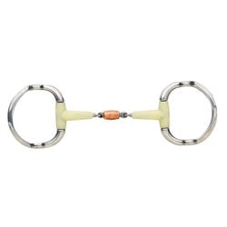 Happy Mouth Contour Copper Roller Eggbutt Gag Bit