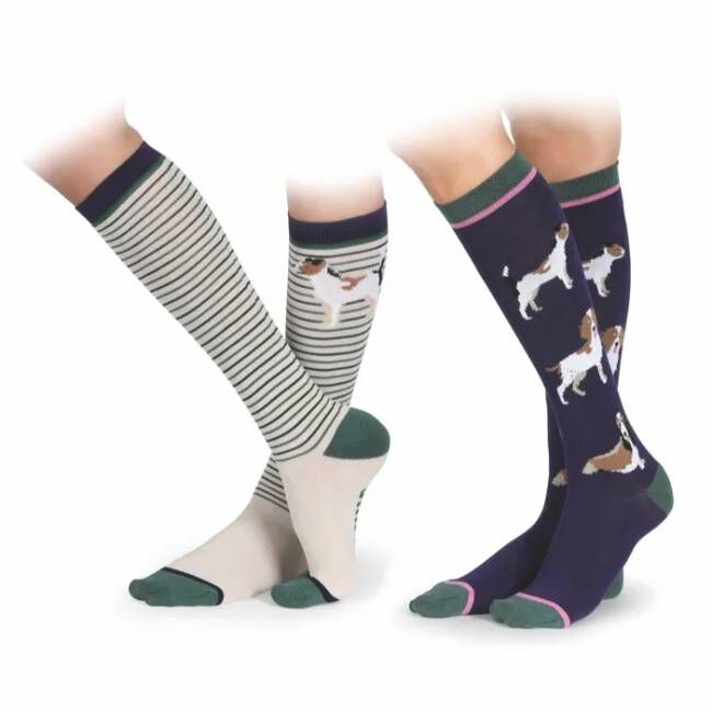 Shires Adult Bamboo Socks - 2 Pairs image number null