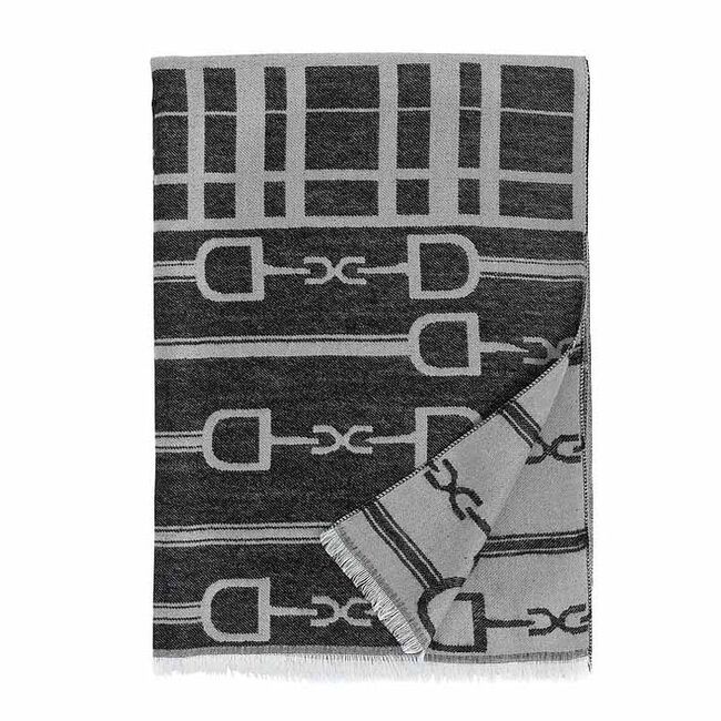 AWST International Acrylic Cashmere Scarf/Shawl - D-Ring Bits image number null