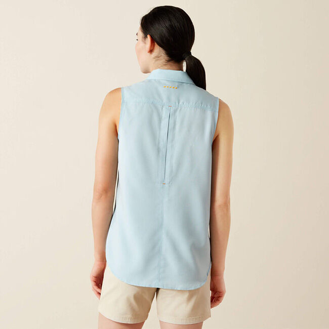 Ariat Women's Rebar Made Tough VentTEK DuraStretch Tank - Milky Blue image number null