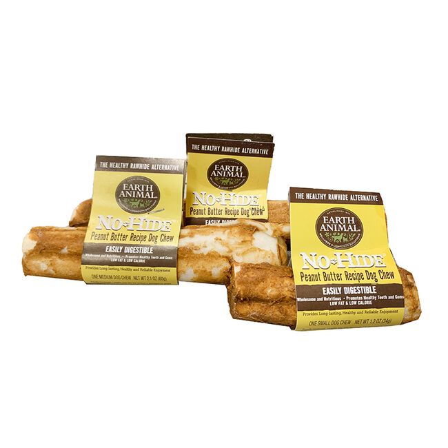 Earth Animal No Hide Peanut Butter Dog Chews image number null