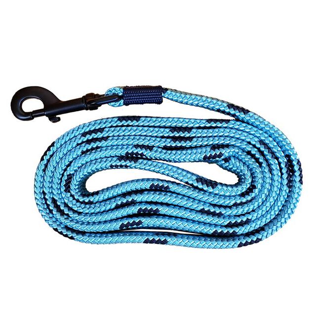 Triple E Soft Touch Flat Braid Dog Leash - Turquoise image number null
