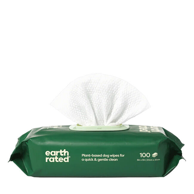 Earth Rated Plant-Based Dog Grooming Wipes image number null